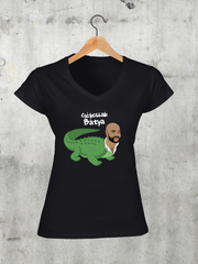 Töltsd be a képet Galéria nézetbe Csókollak Bátya V-nyakú női póló