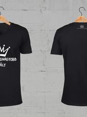 Töltsd be a képet Galéria nézetbe Papó a legnagyobb király V-nyakú póló A