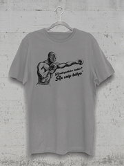 Töltsd be a képet Galéria nézetbe Küzdősportolsz öcskös? póló szürke A
