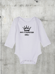 Töltsd be a képet Galéria nézetbe Anyu a legnagyobb király baba body A
