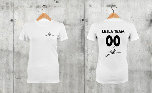 Limitált Lejla Team női póló aláírással