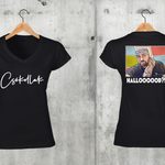 Töltsd be a képet Galéria nézetbe Limitált Hallooood? V-nyakú női póló
