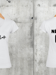 Töltsd be a képet Galéria nézetbe Báttya+Nénnye V-nyakú férfi és női póló
