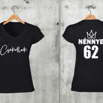 Töltsd be a képet Galéria nézetbe Báttya+Nénnye V-nyakú férfi és női póló A
