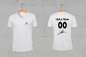Limitált Lejla Team V-nyakú póló aláírással
