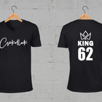 Töltsd be a képet Galéria nézetbe King+Queen V-nyakú férfi és női póló
