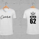 Töltsd be a képet Galéria nézetbe King+Queen V-nyakú férfi és női póló
