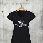 Töltsd be a képet Galéria nézetbe Apám a legnagyobb király V-nyakú női póló
