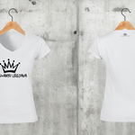 Töltsd be a képet Galéria nézetbe Apu+Anyu legjava V-nyakú női póló
