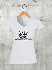 Töltsd be a képet Galéria nézetbe Apu+Anyu legjava V-nyakú női póló
