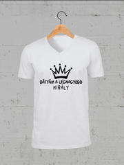 Töltsd be a képet Galéria nézetbe Bátyám a legnagyobb király V-nyakú póló
