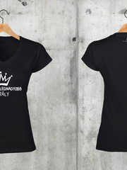 Töltsd be a képet Galéria nézetbe Bátyám a legnagyobb király V-nyakú női póló
