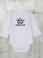 Töltsd be a képet Galéria nézetbe Csókollak koronás baba body
