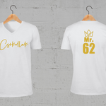 Töltsd be a képet Galéria nézetbe King+Queen V-nyakú férfi és női póló
