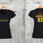 Töltsd be a képet Galéria nézetbe Báttya+Nénnye V-nyakú férfi és női póló A
