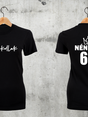 Töltsd be a képet Galéria nézetbe Báttya+Nénnye Csókollak férfi és női póló A
