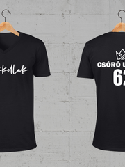 Töltsd be a képet Galéria nézetbe Csóró utolsó+Kis bánat V-nyakú férfi és női póló A
