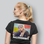 Töltsd be a képet Galéria nézetbe Limitált Hallooood? V-nyakú női póló
