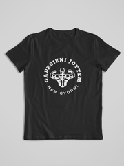 Töltsd be a képet Galéria nézetbe Gádzsizni jöttem kör - Póló - fekete
