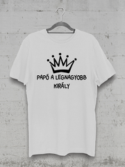 Töltsd be a képet Galéria nézetbe Papó a legnagyobb király póló
