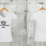 Töltsd be a képet Galéria nézetbe Papó a legnagyobb király V-nyakú női póló
