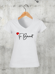 Töltsd be a képet Galéria nézetbe Te bánat karácsonyi V-nyakú női póló
